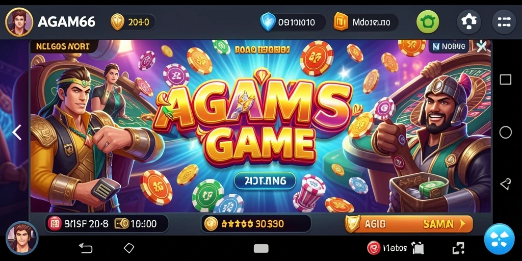 Tampilan gameplay AGAM66 yang memukau dengan berbagai pilihan permainan Kasino.