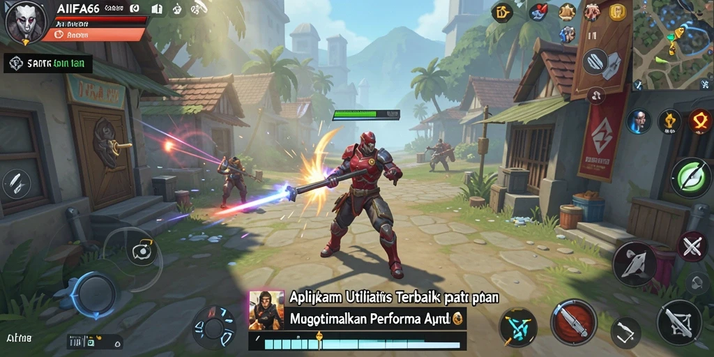 Tampilan antarmuka AIFA66 yang sederhana dan intuitif.