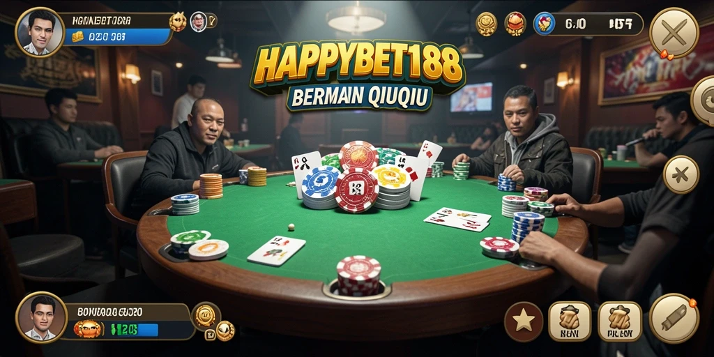 Screenshot gameplay seru dari QiuQiu HAPPYBET188.