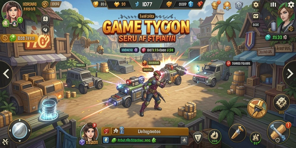 Tampilan gameplay IDR77 yang menegangkan dan strategis.
