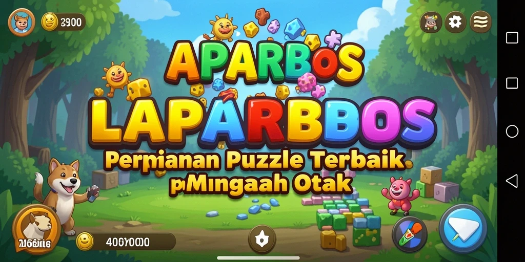 Screenshot utama LAPARBOS menampilkan gameplay Puzzle yang seru dan menantang.