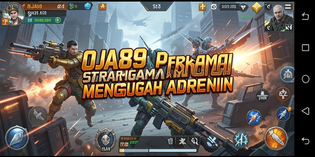 Tampilan screenshot OJA89 memperlihatkan aksi strategi yang mendebarkan.
