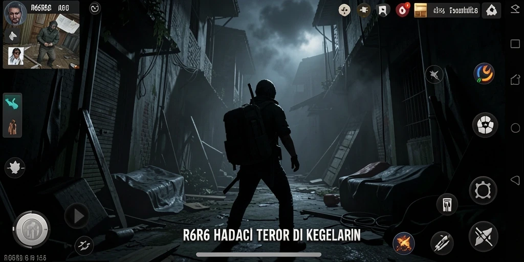 Tangkapan layar R6R6 menampilkan gameplay yang menegangkan dan suasana Horror yang mencekam.