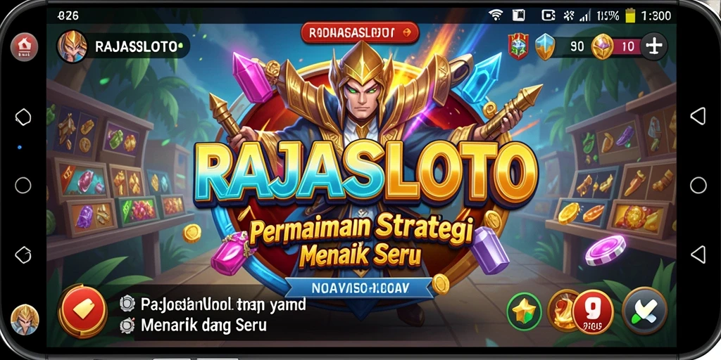 Gameplay seru dalam RAJASLOTO dengan strategi yang mendebarkan.