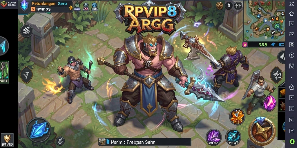 Screenshot gameplay menampilkan aksi pertempuran ARPG yang seru.