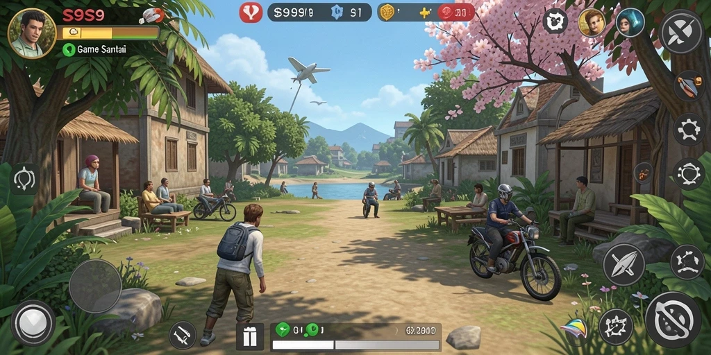 Tampilan gameplay casual yang menarik di S9S9.