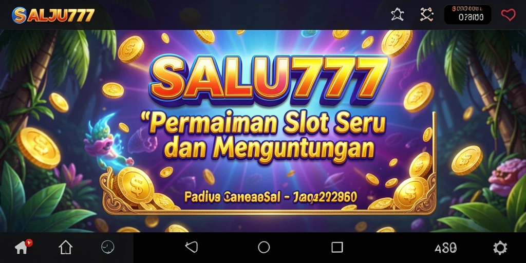 Tampilan gameplay SALJU777 yang mendebarkan dan penuh warna.
