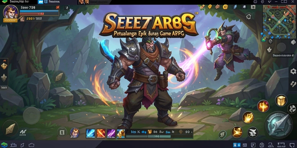 Gambaran gameplay seru dalam petualangan ARPG SEE789.