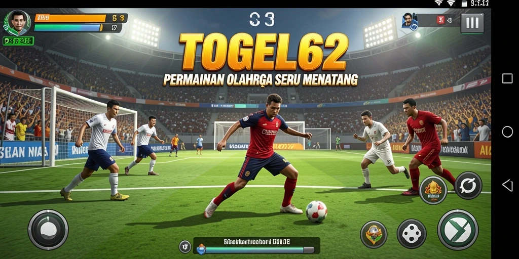 Menampilkan tampilan seru dari gameplay olahraga TOGEL62.
