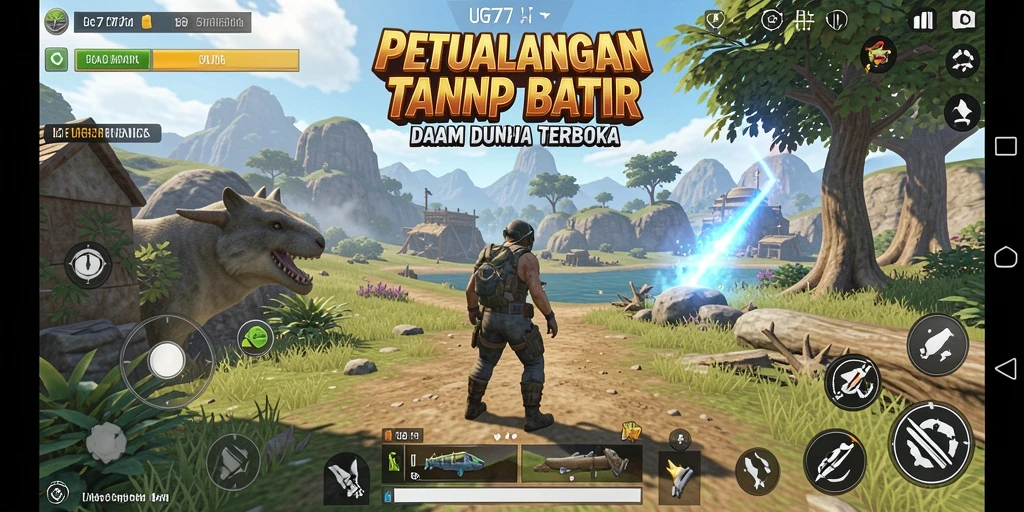 Screenshot UG777 menampilkan gameplay Open World yang mengesankan.